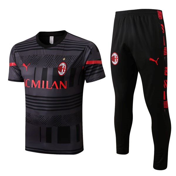 Trikot AC Milan Komplett-Set 2022-23 Grau